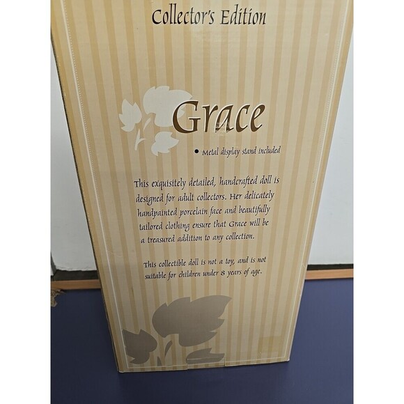Collector's Edition 16" Porcelain Doll GRACE/ Country Chic Vintage - Picture 6 of 6